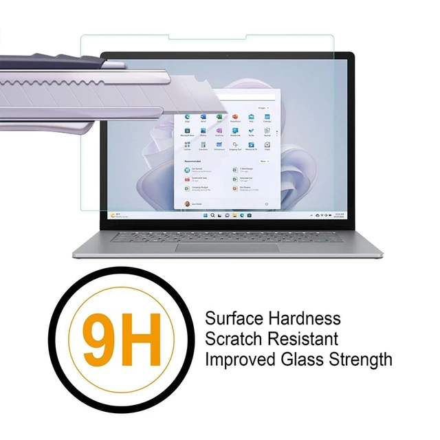 Alt view image 5 of 5 - Supershieldz Designed for Microsoft Surface Laptop 6/5/ 4/3 (15 inch) Tempered Glass Screen Protector, Anti Scratch, Bubble Free