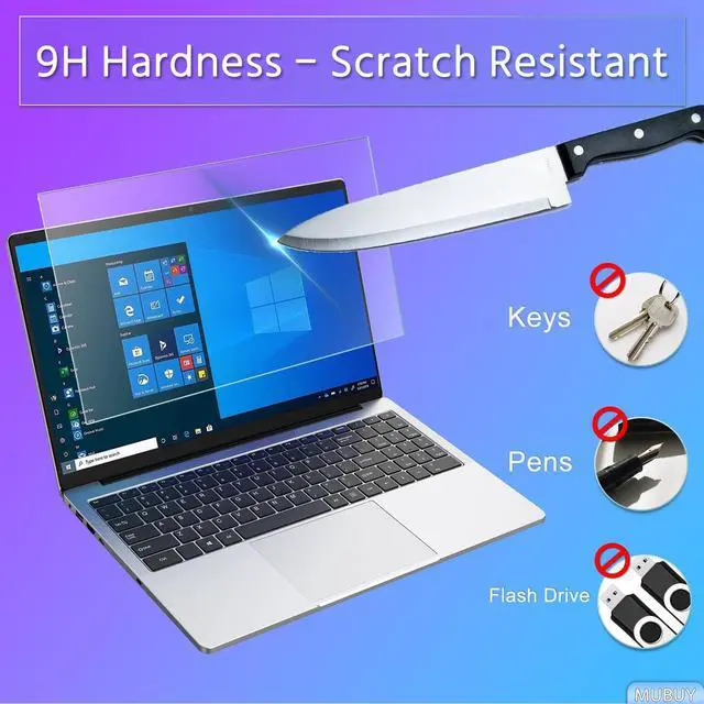 Alt view image 4 of 5 - 2 Pack Tempered Glass Screen Protector for Lenovo Ideapad Flex 5/5i 14 2-in-1 & IdeaPad 5/5i/5x 14 2-in-1 & Flex 5/5i Chromebook Plus 14" Touchscreen Laptop 14 inch, 9H Scratch Resistant Screen F