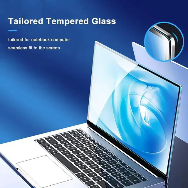 Alt view image 5 of 5 - YINOVEEN 2 Pack Tempered Glass Screen Protector for Lenovo 15.6" Laptops