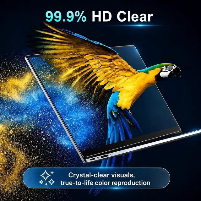 Alt view image 3 of 5 - 2 Pack 16 inch Tempered Glass Screen Protector for HP OmniBook 3/5/7 16/OMEN 16/Envy 16/Spectre x360 16/ZBook 16/EliteBook 6/EliteBook 860/865/665/660/460/465 (G9/G10/G11)16" laptop 2 Pack Tempered G