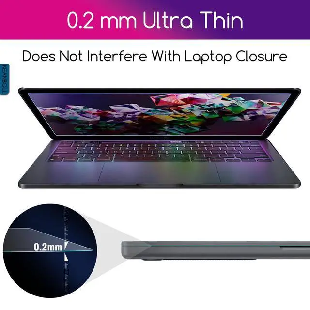 Alt view image 5 of 5 - 2 Pack 15.6 inch Tempered Glass Laptop Screen Protector for 15.6" HP/Dell/ASUS/Samsung/Lenovo/Acer/MSI/LG/URAO/VGKE 15.6 inch 16:9 Laptop, 9H Hardness, Anti Fingerprint, Bubble