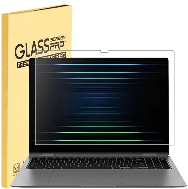 Main image of MUBUY-GOL Screen Protector for 16" Samsung Galaxy Book5 Pro 360, Galaxy Book5/4 Pro, Galaxy Book4 Edge, and Galaxy Book4/3 Ultra 16-inch Laptop Tempered Glass, 9H Hardness, Anti-Scratch