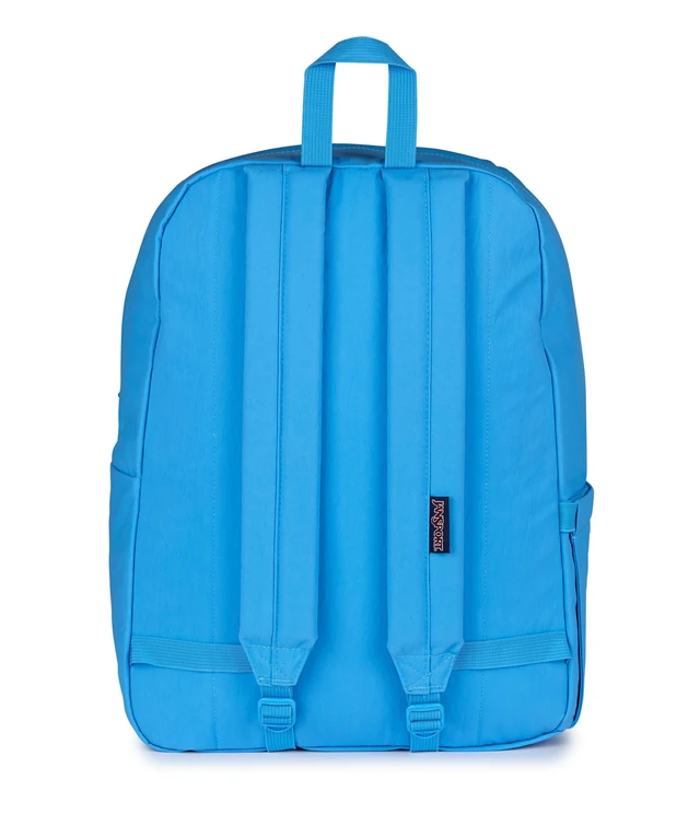 Alt view image 2 of 5 - JanSport Superbreak Plus FX Backpack - Work, Travel, or Laptop Bag with Water Bottle Pocket - Azul Blue