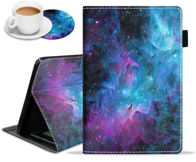 Main image of FVAENDHIO Case for Fire HD 10 & Fire HD 10 Plus Tablet (11th Generation, 2021 Release) - Premium PU Leather Cover with Auto Sleep Wake, Blue Galaxy Nebula Universe Space