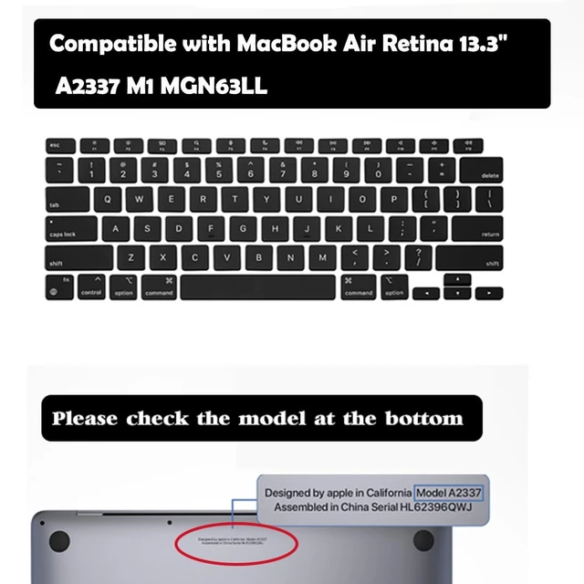 Alt view image 4 of 4 - SLAUNT Replacement Keycaps for MacBook Air Retina 13.3" A2337 M1 20202021