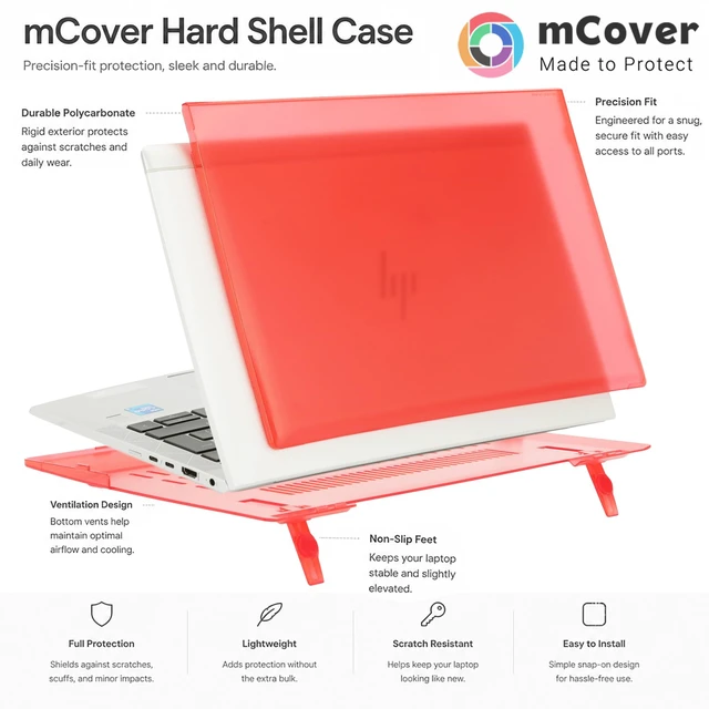 Alt view image 4 of 5 - mCover Case Compatible ONLY for 2020~2022 13.3" HP EliteBook 830 G7 / G8 (Intel CPU) ^^ EliteBook 835 G7 / G8 (AMD CPU) Series Windows Laptop (NOT Fitting Any Other HP Models) - Black
