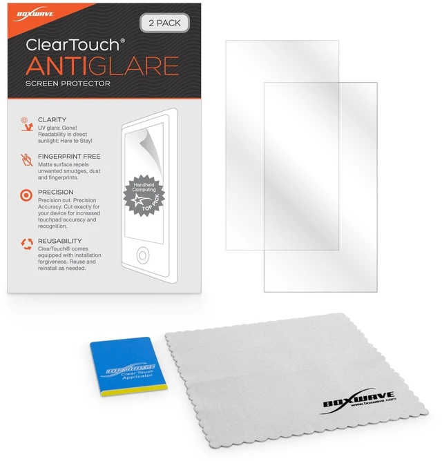 Alt view image 5 of 5 - BoxWave Screen Protector Compatible with Subaru 2018 WRX Display (7 in) - ClearTouch Anti-Glare (2-Pack), Anti-Fingerprint Matte Film Skin