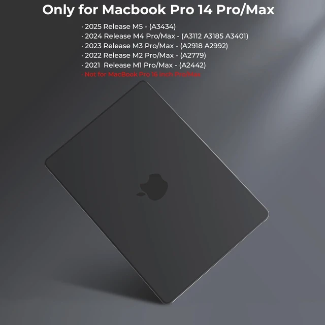 Alt view image 2 of 5 - BlueSwan Flexible Case for MacBook Pro 14 inch, M5-M1 Pro/Max 2026-2021