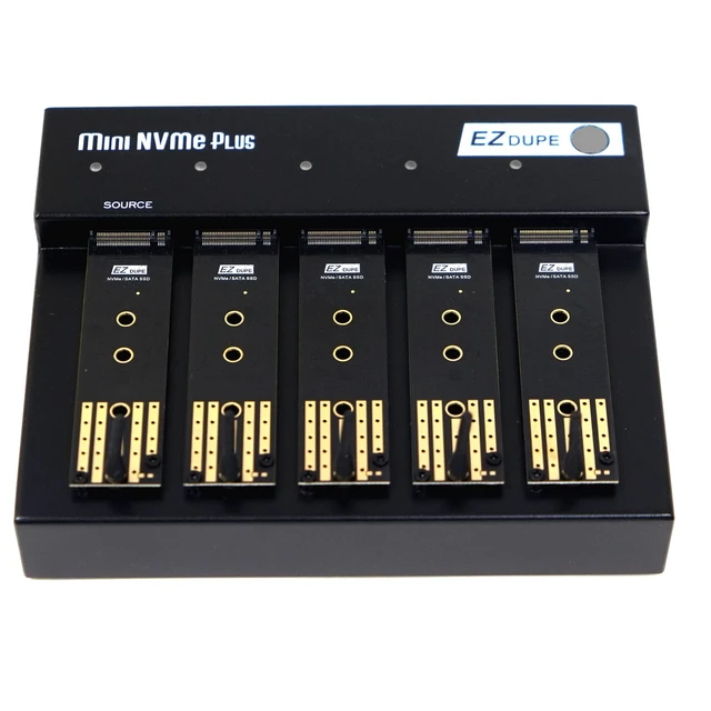 Alt view image 2 of 5 - EZ DUPE 1 to 4 Mini NVMe Plus M.2 Duplicator - Copy 45MB/Sec DM-HE0-5M04B