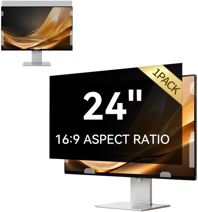 Main image of 24 Inch Computer Privacy Screen Filter Protector for 16:9 Aspect Monitor