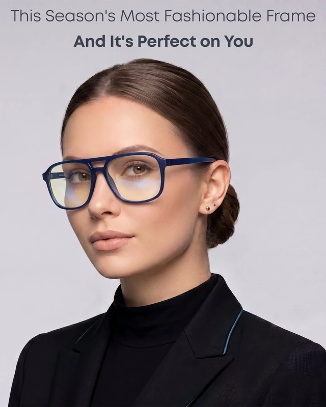 Alt view image 2 of 5 - Prospek Blue Light Glasses for Men Women, Computer Readers, Anti Glare