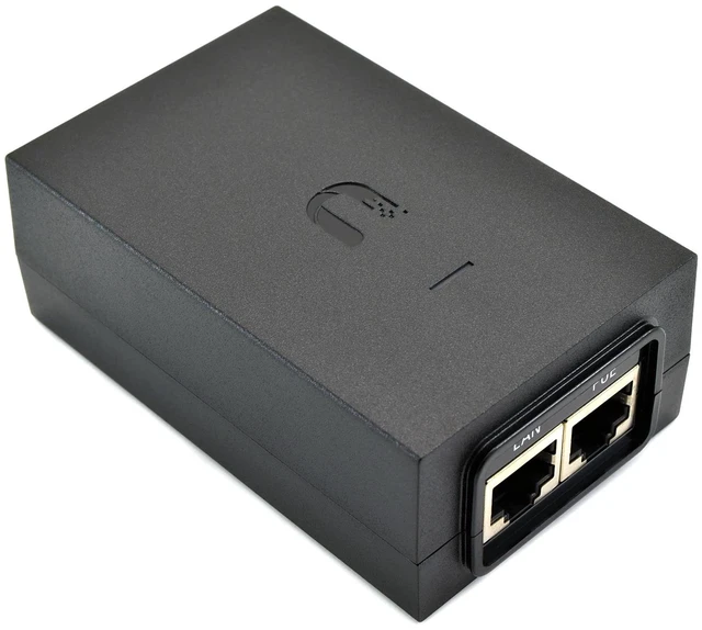 Main image of Ubiquiti POE-24-12W-G Power Over Ethernet Injector - 120 V AC, 230 V AC Input - 24 V DC, 500 mA Out