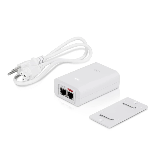Alt view image 5 of 5 - Ubiquiti POE-24-12W-G Power Over Ethernet Injector - 120 V AC, 230 V AC Input - 24 V DC, 500 mA Out