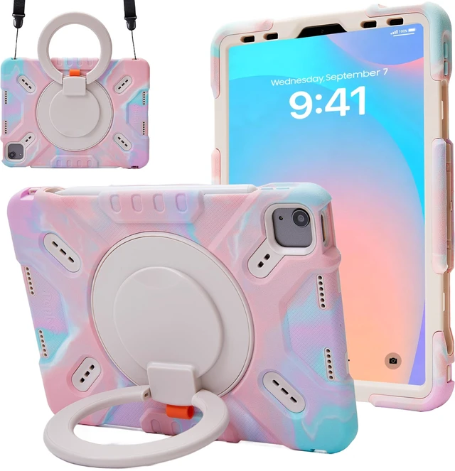 Main image of Pepkoo Kids Case for iPad Air5/4th & iPad Pro11 1-4th,Heavy Duty Shockproof