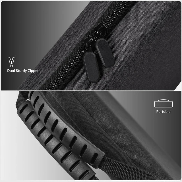 Alt view image 4 of 5 - CASEDAO Hard Keyboard Carrying Case Sleeve Cover for Logitech MX Keys S/MX Keys Advanced Keyboard, Travel Protective Storage Bag