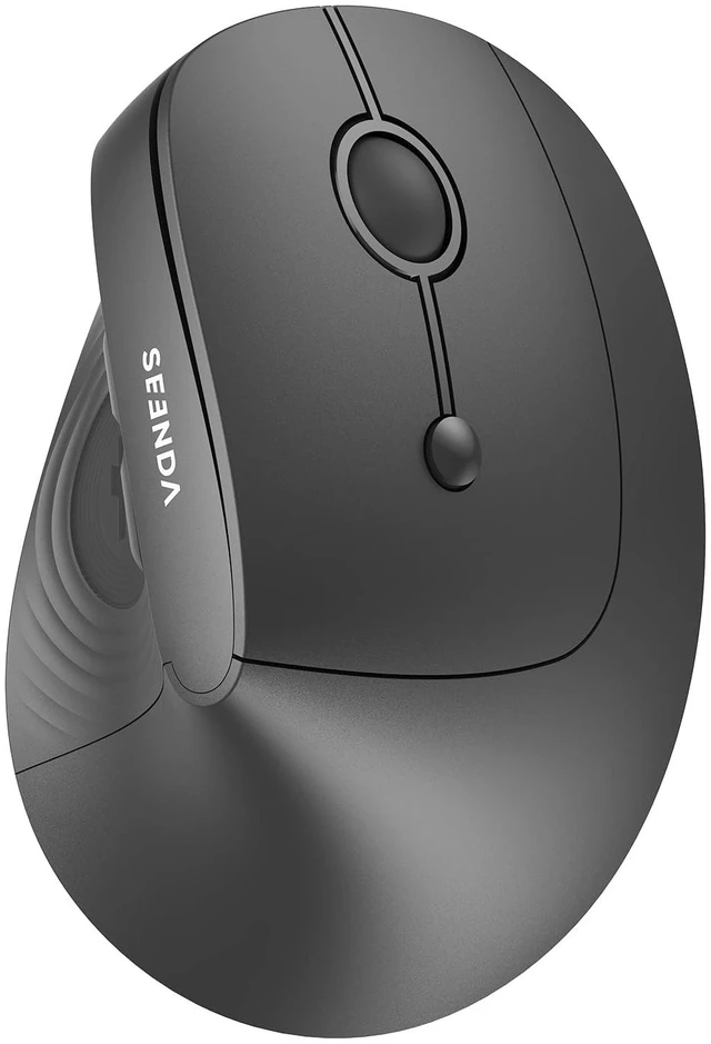 Main image of seenda Ergonomic Wireless Mouse, 52 Vertical Bluetooth Mouse, Black