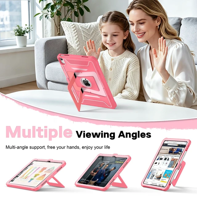 Alt view image 3 of 5 - Supveco Rugged Case for iPad (A16) & 10th Generation with Screen Protector