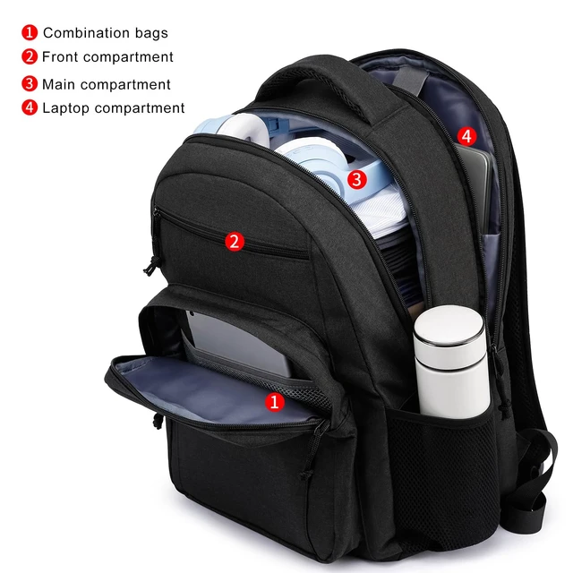 Alt view image 3 of 5 - LIBENED Backpack for Boys, Sturdy Backpack 36L for Boys Middle High School