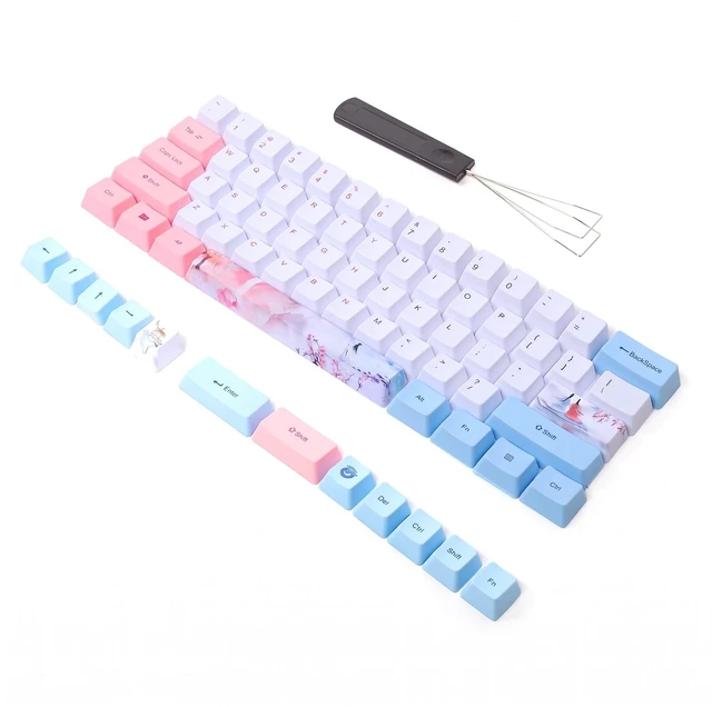 Main image of 73 PBT Sublimation Keycaps, Five-Faced Dyed Anime Style