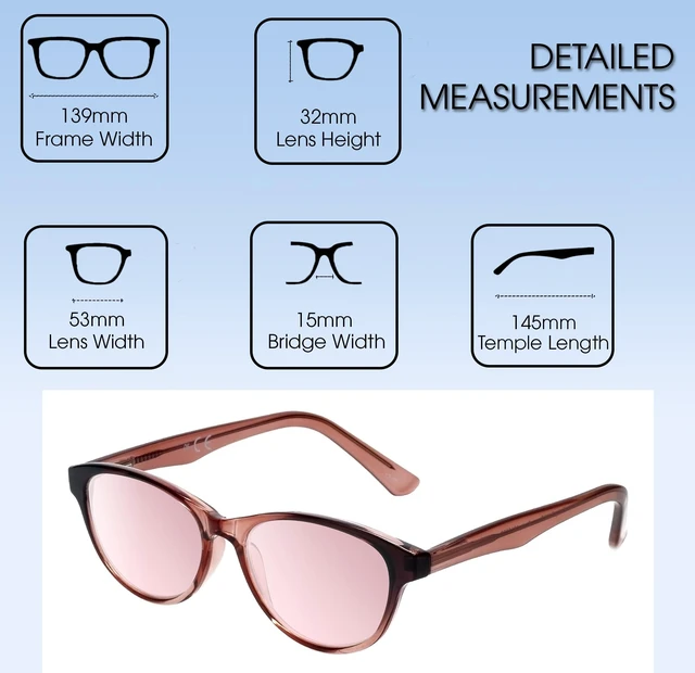 Alt view image 3 of 5 - Medspex Corinne McCormack Polly Color Therapy Reading Glasses +2.75 Pink Black Fade/FL-41 Rose Womens Fluorescent Light Sensitivity Chromotherapy Chakra Healing