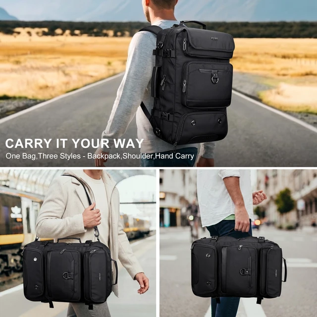 Alt view image 2 of 5 - PIJUSHI Travel Backpack Carry On Backpack for Airplanes Fits 16 inch Laptop