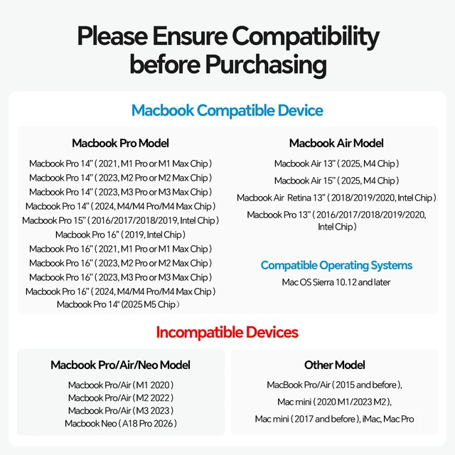 Alt view image 2 of 5 - MacBook Docking Station Dual Monitor 4K@60Hz with M.2 NVMe SSD Enclosure