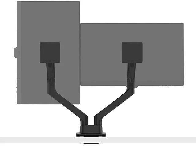 Main image of BenQ ErgoArm BDH01 Dual Monitor Arm for 2 Screens Up to 35'' & 44lbs. Black