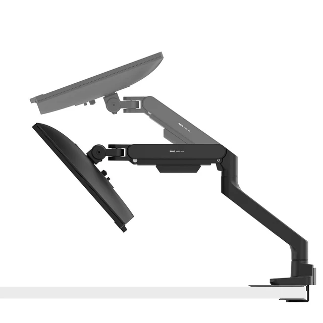 Alt view image 3 of 5 - BenQ ErgoArm BDH01 Dual Monitor Arm for 2 Screens Up to 35'' & 44lbs. Black