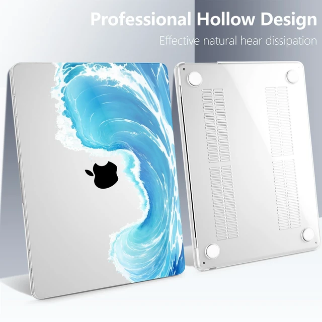 Alt view image 5 of 5 - Batianda AstroGrid Case for MacBook Air 13.6" M2-M5 Chip, Blue Wave