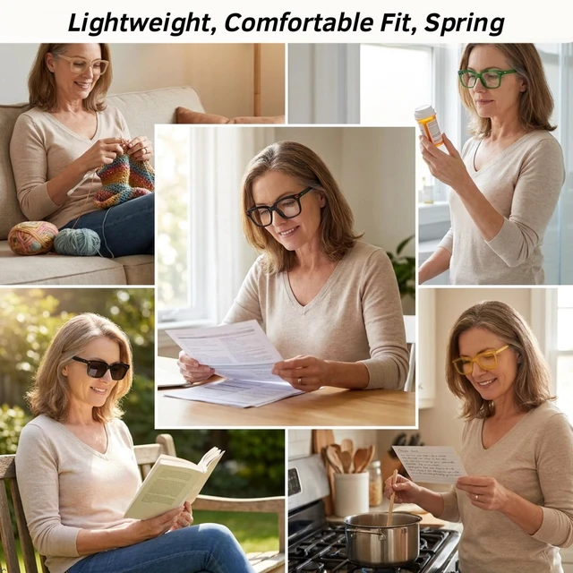 Alt view image 4 of 5 - Eyekepper Reading Glasses Women 1.5, Readers for Women, 5 Pack Stylish