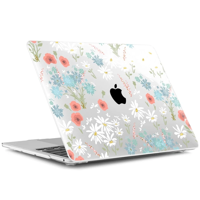 Alt view image 5 of 5 - Batianda LumiArt Case for MacBook Pro 13 inch 2022 2020, Cute Daisy