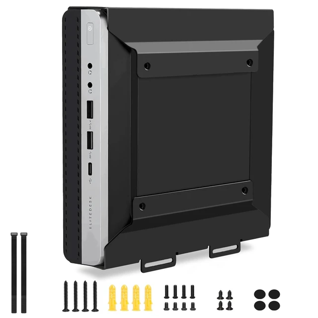 Main image of Mini PC VESA Mount Compatible with HP Desktop Mini, HPProDeskMini,EliteDeskMini, Wall VESA and Under Desk Mount for HPPro Mini 260 400,HPProDesk 400 405 600,HPEliteDesk 705 800 805 and More,1 Pack