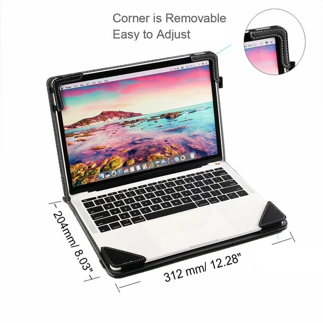 Alt view image 3 of 5 - Berfea Protective Case Cover Compatible with HP EliteBook 1030 G7 / G8 / G3/ G4,EliteBook 830 G8/G7 13.3" Laptop Bag Notebook Business Sleeve PC Stand Hard Case