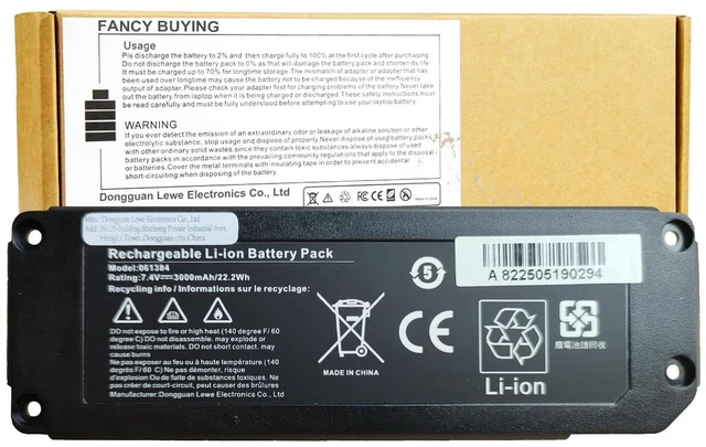 Main image of Fancy Buying 7.4V 22.2Wh 061385 Battery for Bose Soundlink Mini I one Gen 1 Speaker US Version bateria para 413295 61385 61384 61386 63287 061384 061386 063287