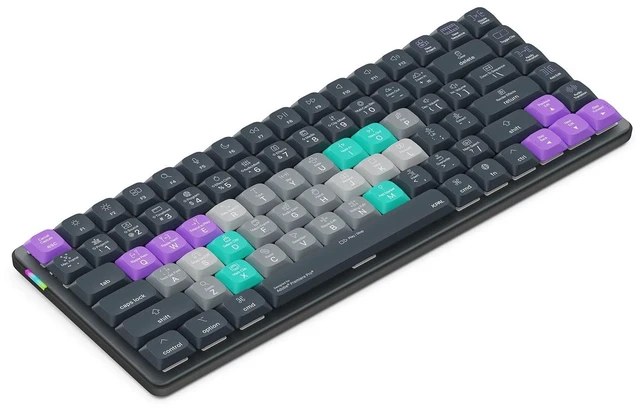 Main image of JCPAL Dash Adobe Premiere Pro Wireless Shortcut Keyboard for Mac/PC