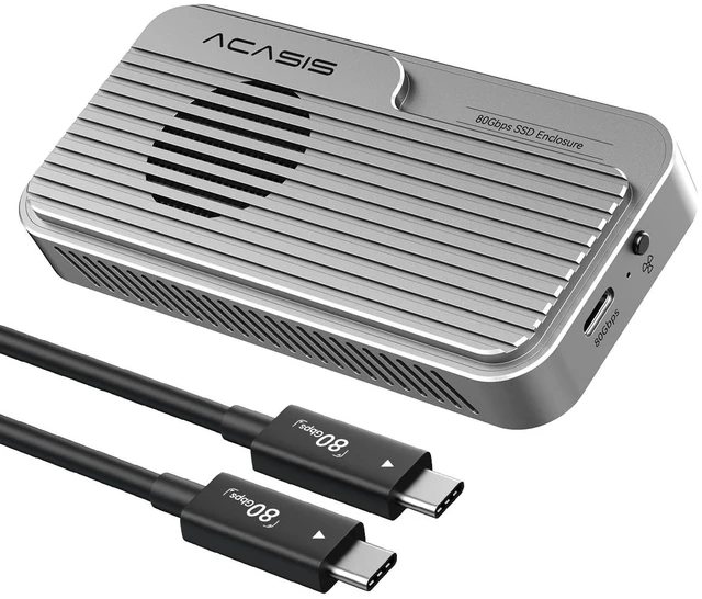 Main image of ACASIS 80Gbps M.2 NVMe SSD Enclosure, Thunderbolt 5 & USB4 V2.0 Compatible