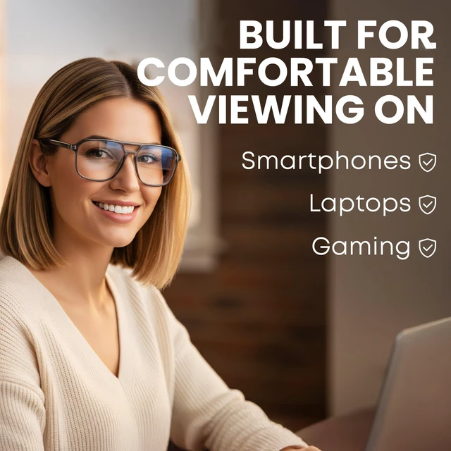 Alt view image 3 of 5 - Prospek SHADOW Blue Light Blocking Computer Glasses for Men & Women