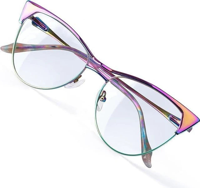 Main image of DOERAYMI Blue Light Glasses for Women Blue Blockers Cat Eye Frame