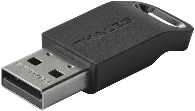 Main image of Thales - SafeNet eToken Fusion - Phishing-Resistant FIDO2 Certified Security Key for Digital Certificates or Web Apps & Desktop Authentication - USB-A, Pack of 10