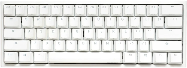 Main image of Ducky One 2 Pro 60% Mechanical Gaming Keyboard, Box Red, RGB, White