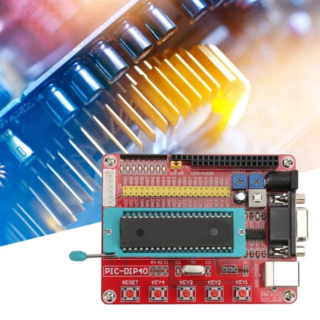 Alt view image 2 of 5 - 8051 Microcontroller Development Board with Pic16F877A and RS232 Interface for Learning