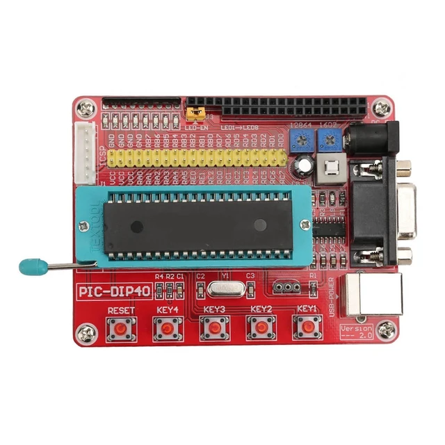Alt view image 4 of 5 - 8051 Microcontroller Development Board with Pic16F877A and RS232 Interface for Learning