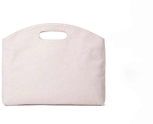 Alt view image 3 of 5 - YONBEN Laptop Bag for Women 14 Inch Briefcase (Canvas Beige)