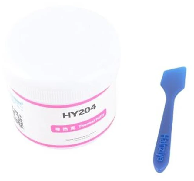 Main image of Thermal Paste HY204 Thermal Compound Paste Thermal Conductivity 4.0W m k Compound Silicone Grease for CPU Heatsink (100g)