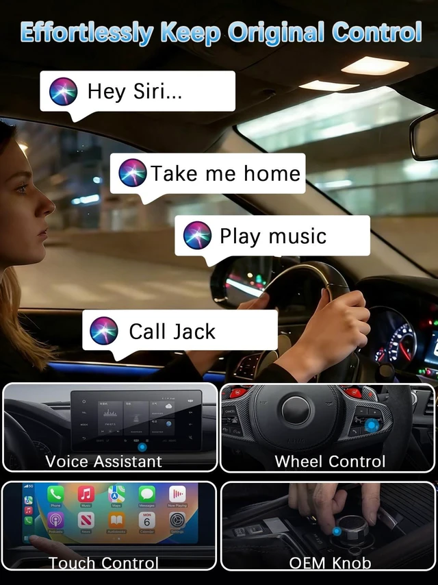 Alt view image 5 of 5 - Wireless Carplay Adapter for iPhone, Carplay Wireless Adapter,
