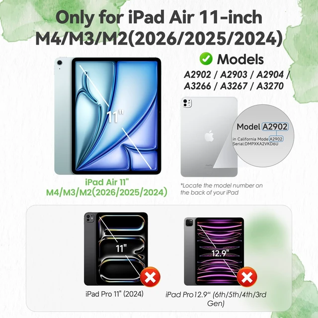 Alt view image 2 of 5 - PandaShield 2-Pack Paper-Feel Screen Protector for iPad Air 11-in M4/M3/M2