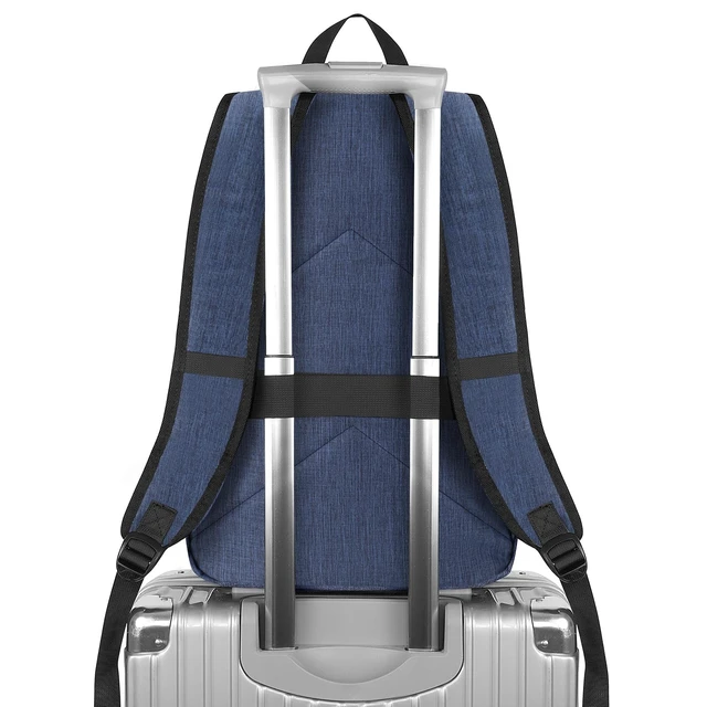 Alt view image 4 of 5 - Mancro Laptop Backpack, 15.6 Inch Business Backpack Anti Theft Computer Bag