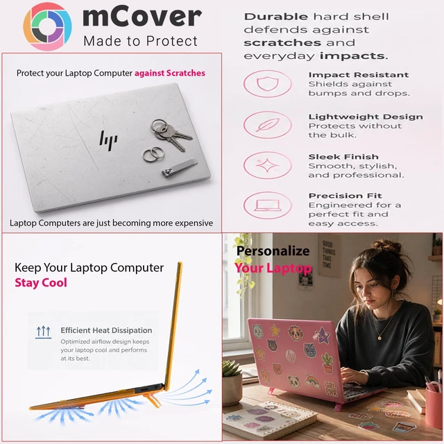 Alt view image 2 of 5 - mCover Case Compatible for 20212022 14" HP ProBook 440 G8 / G9 and 445 G8 / G9 Series Notebook PC Only (NOT Fitting Other HP Models) - Black