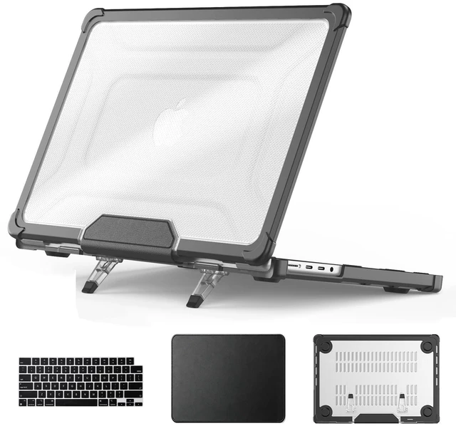 Main image of HXCASEAC Case for MacBook Pro 16 inch with StandKeyboard Cover, Mouse Pad
