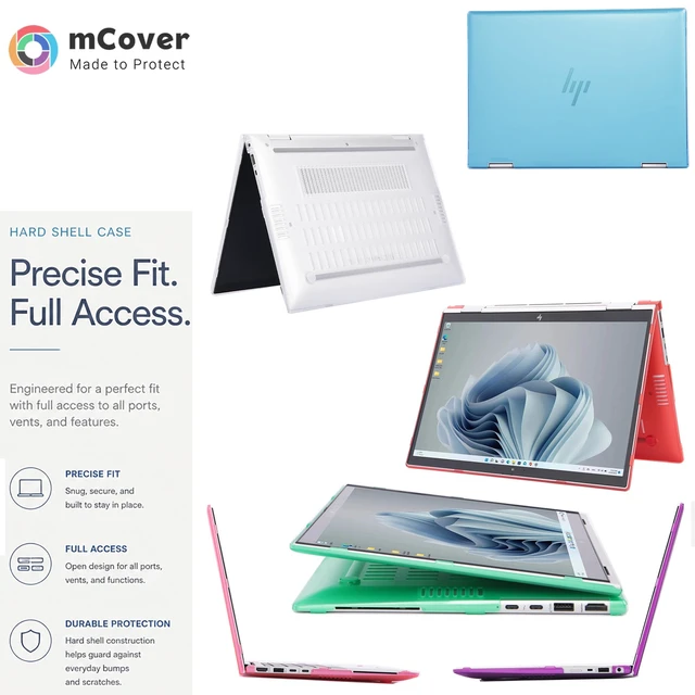 Alt view image 4 of 5 - mCover Case Compatible ONLY for 2022~2024 13.3" HP EliteBook 830 ^^ 835 G9 / G10 and Elite x360 830 G9 / G10 2-in-1 Windows Laptop (NOT Fitting Any Other HP Models) - Aqua